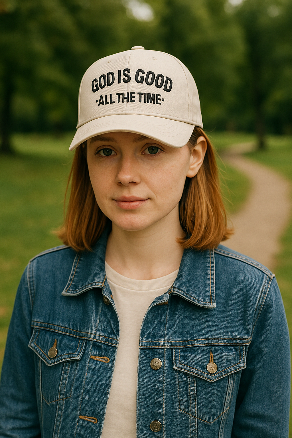 God Is Good Faith Trucker Hat