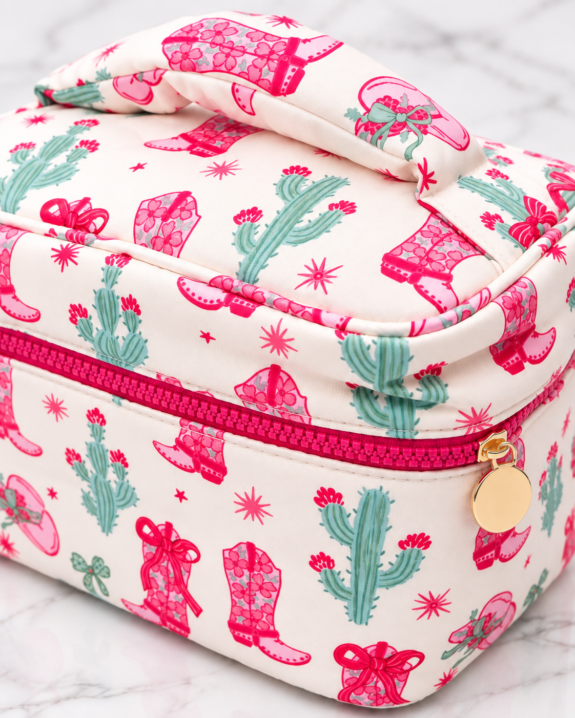 Desert Darling Western Travel Cosmetic Case