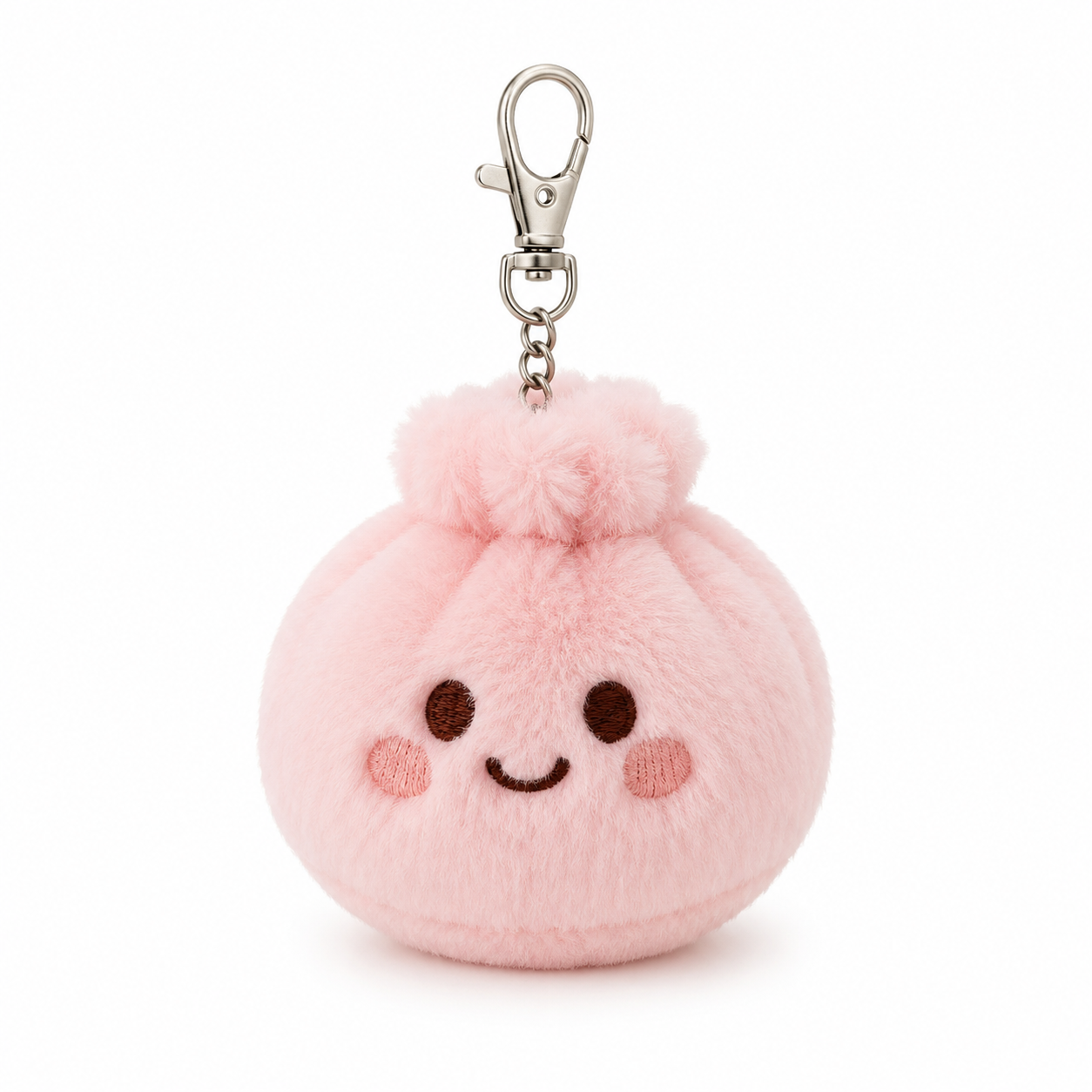 Happy Plush Dumpling Keychain