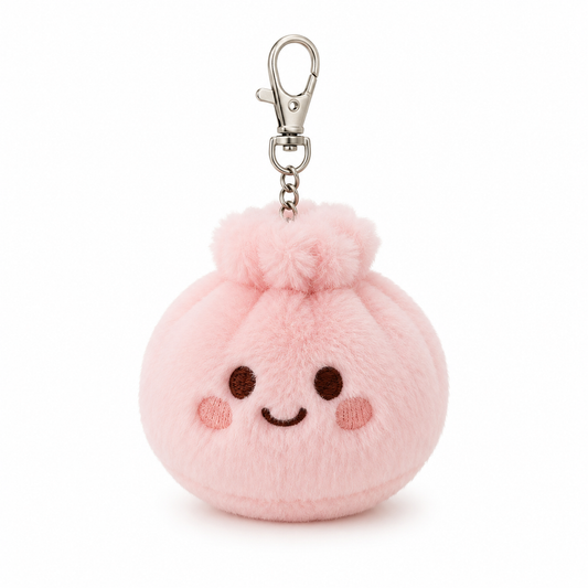 Happy Plush Dumpling Keychain