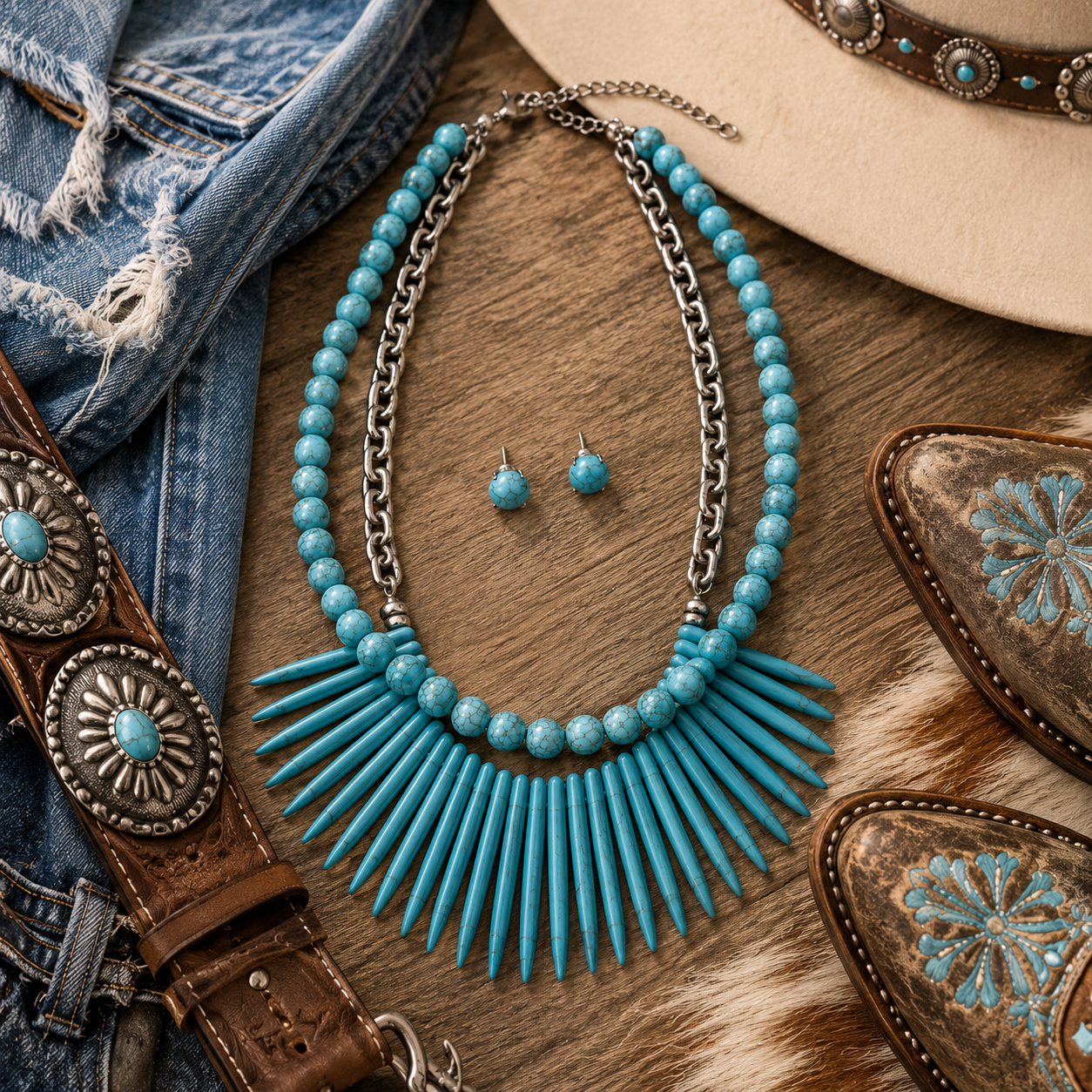 Skyline Canyon Statement Necklace Set