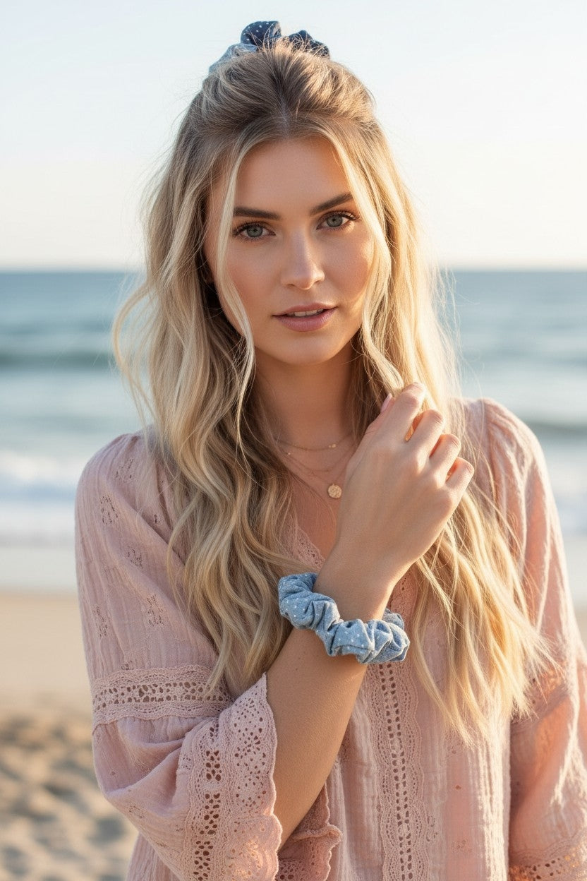 Denim Darling Scrunchie Set