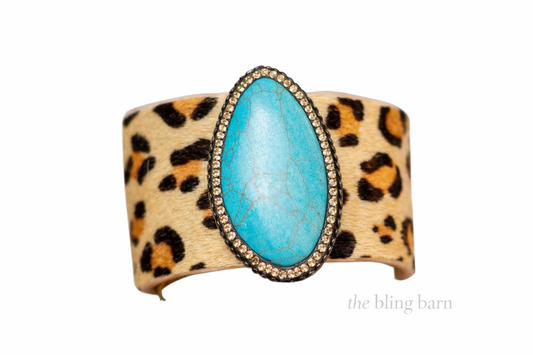 Wild at Heart Turquoise Cuff Bracelet