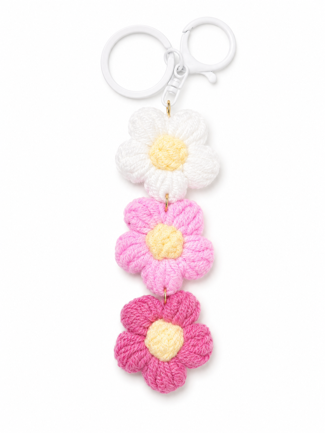 Bloom & Go Crochet Daisy Charm