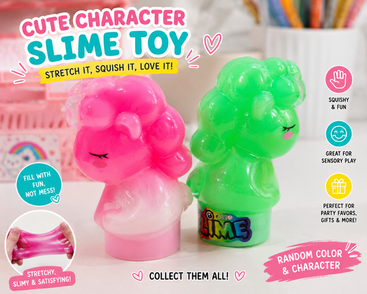 Cute Character Slime Toy (Random Color)