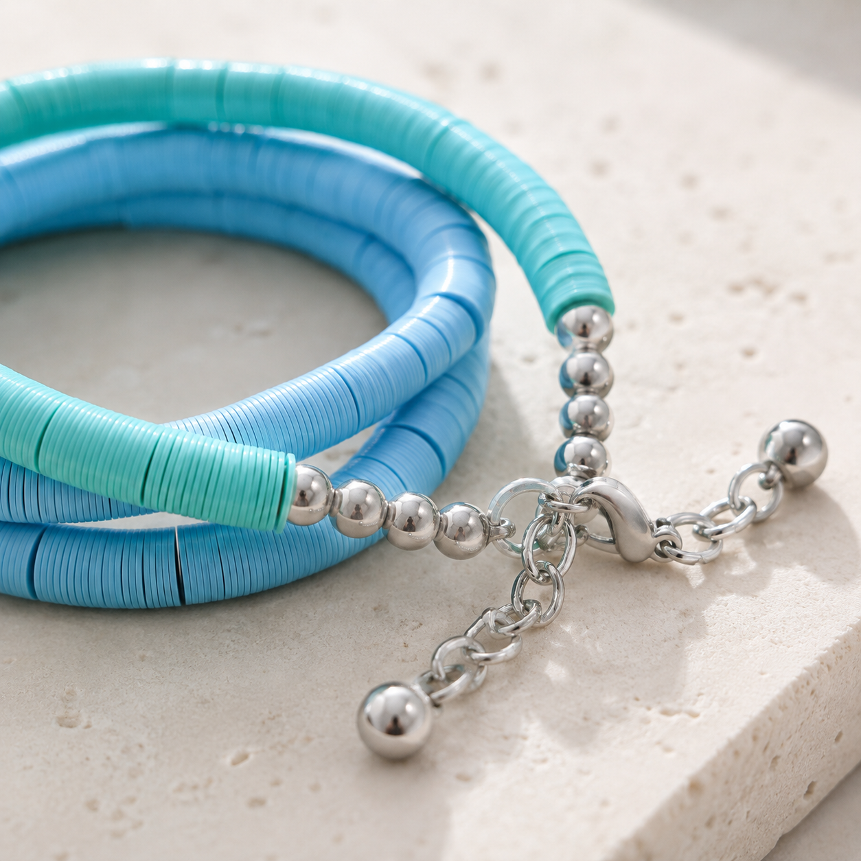 Coastal Breeze Layered Wrap Bracelet