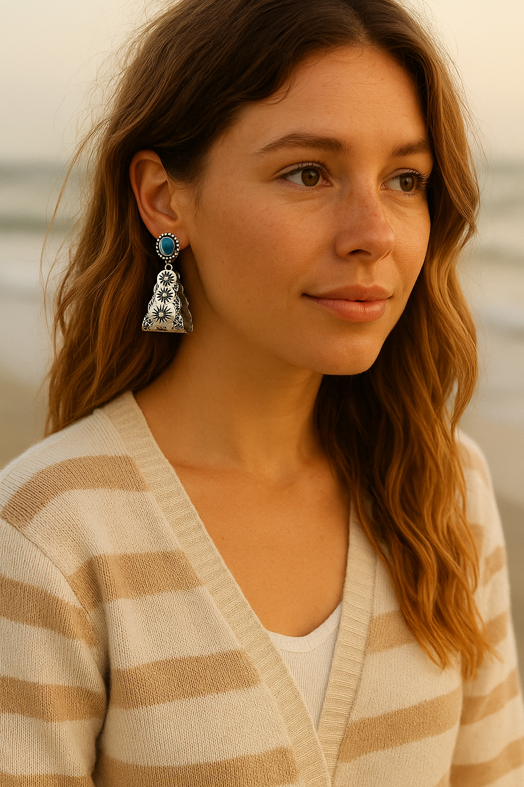 Posted Up Western Trendy Fashion Post Earrings