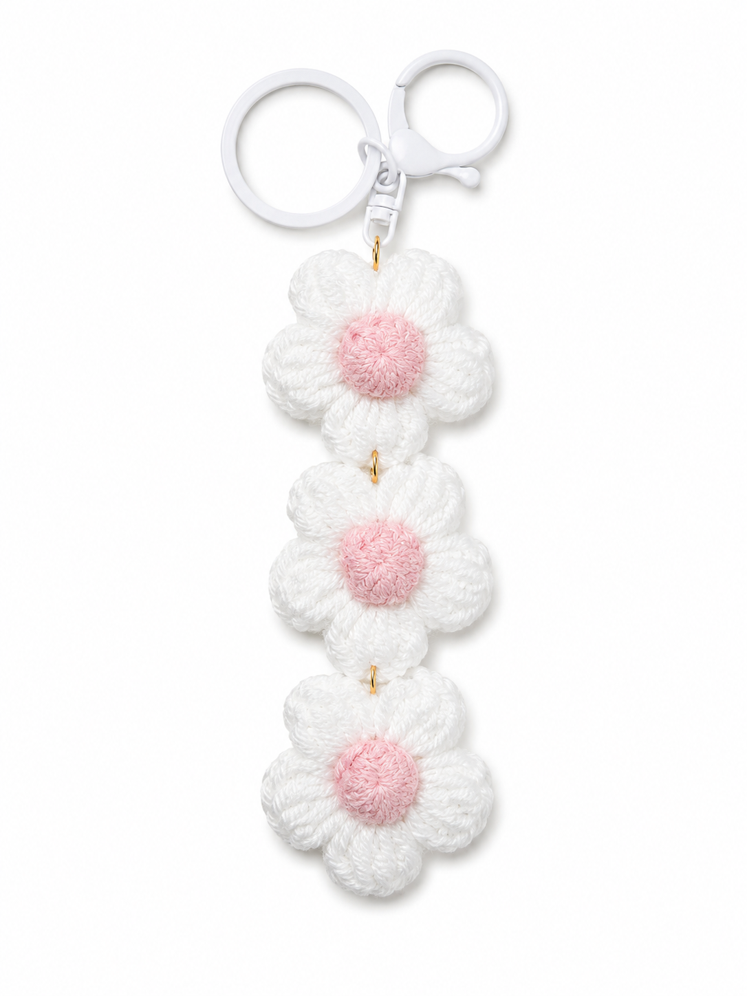 Bloom & Go Crochet Daisy Charm