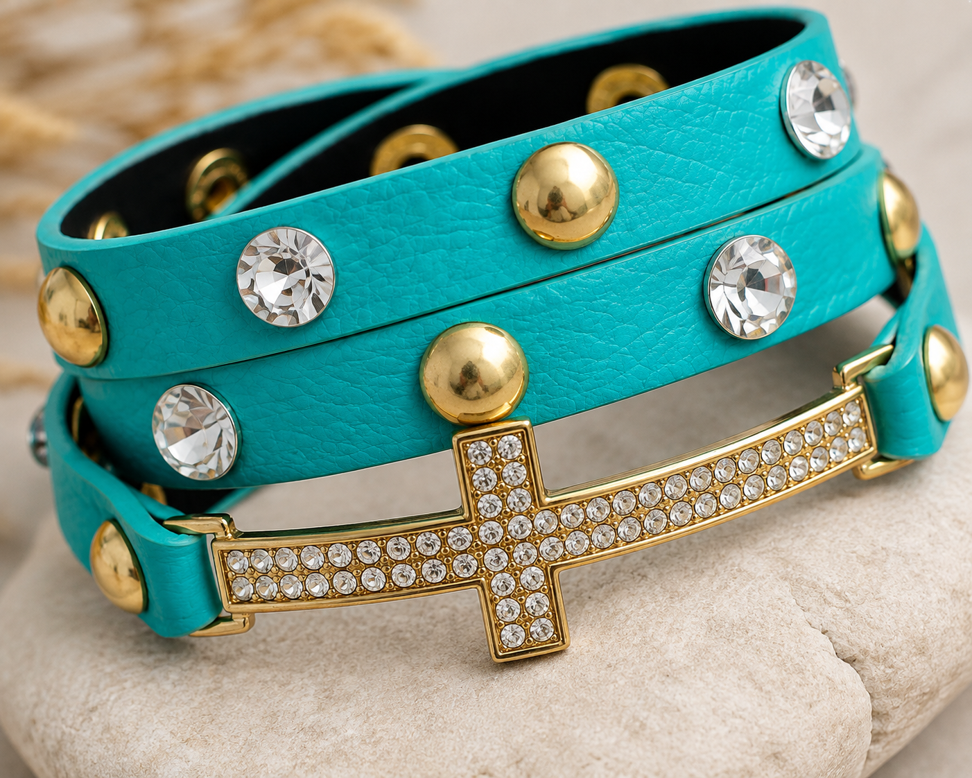 Faith Over Fear Wrap Bracelet