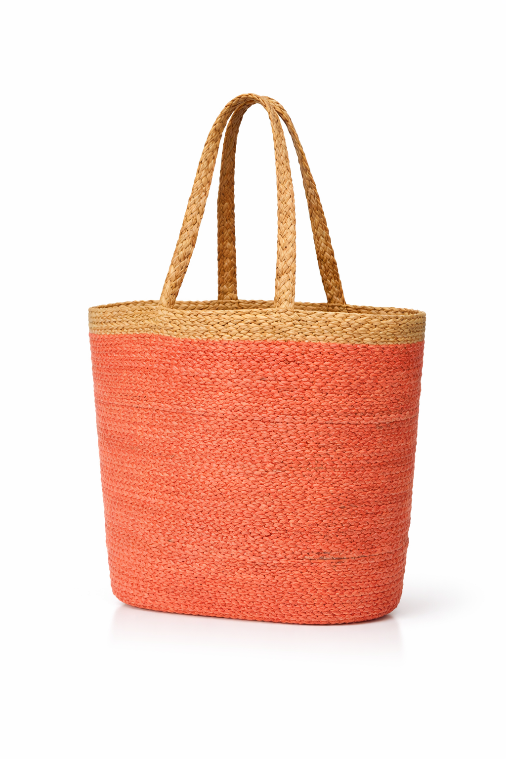 Coral Coast Woven Tote Bag – Coastal Cowgirl Summer Carryall