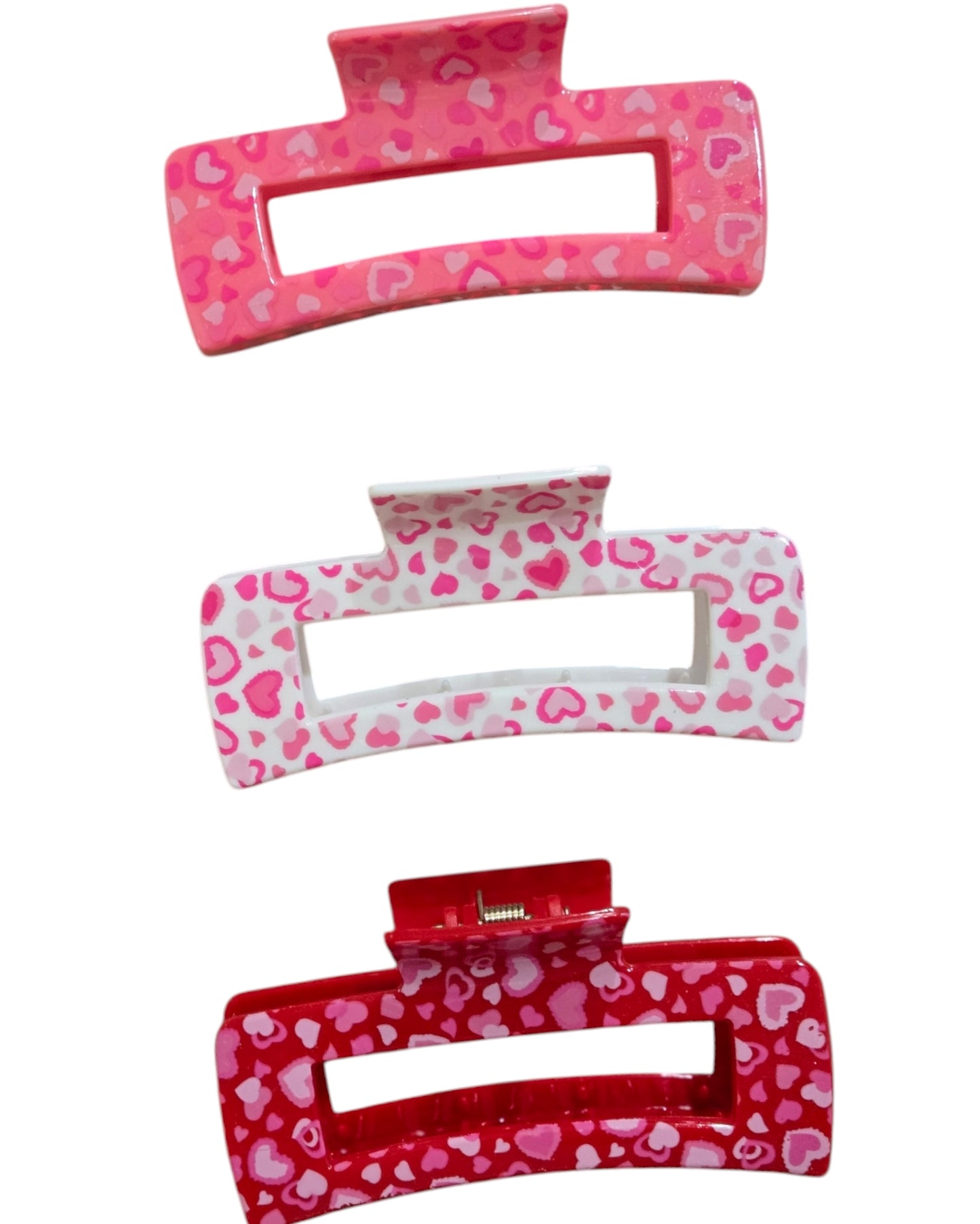 Falling In Love Oversized Valentine's Day Hair Claw Clips