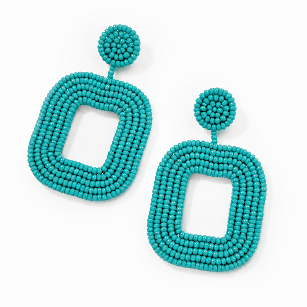 Santa Fe Skies Beaded Statement Earrings
