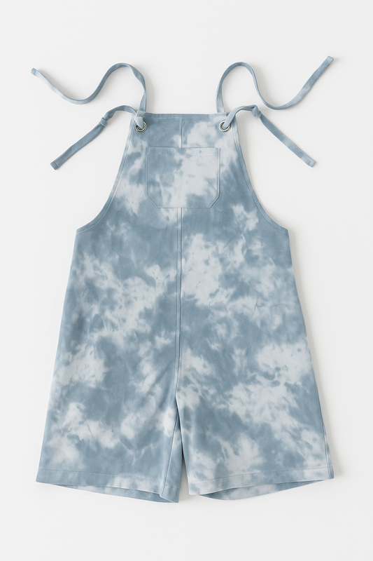 Sea Breeze Tie-Dye Overalls