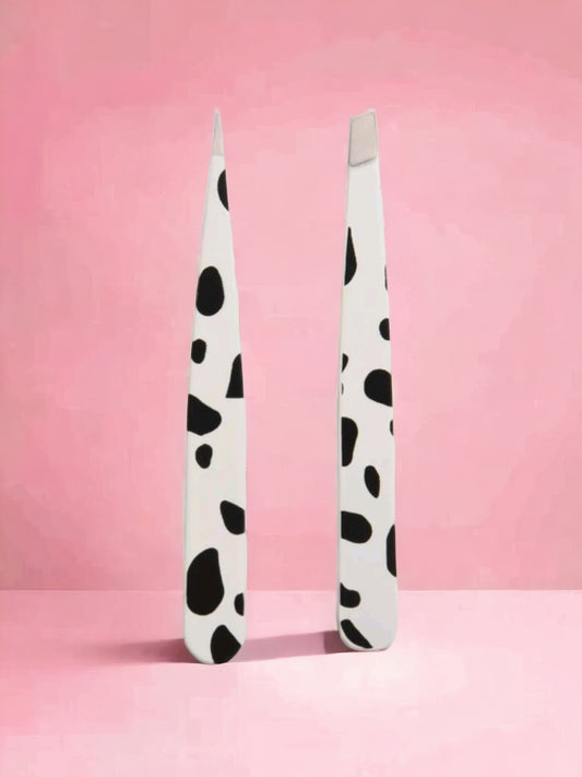 Molly Moo Tweezer Set in Cow Print