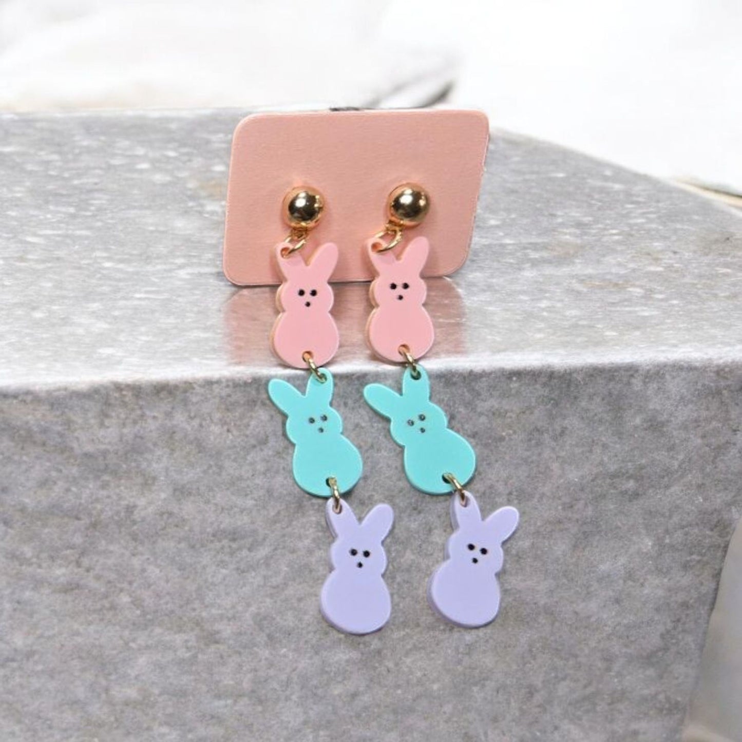 All My Peeps In Line Fashion Earrings