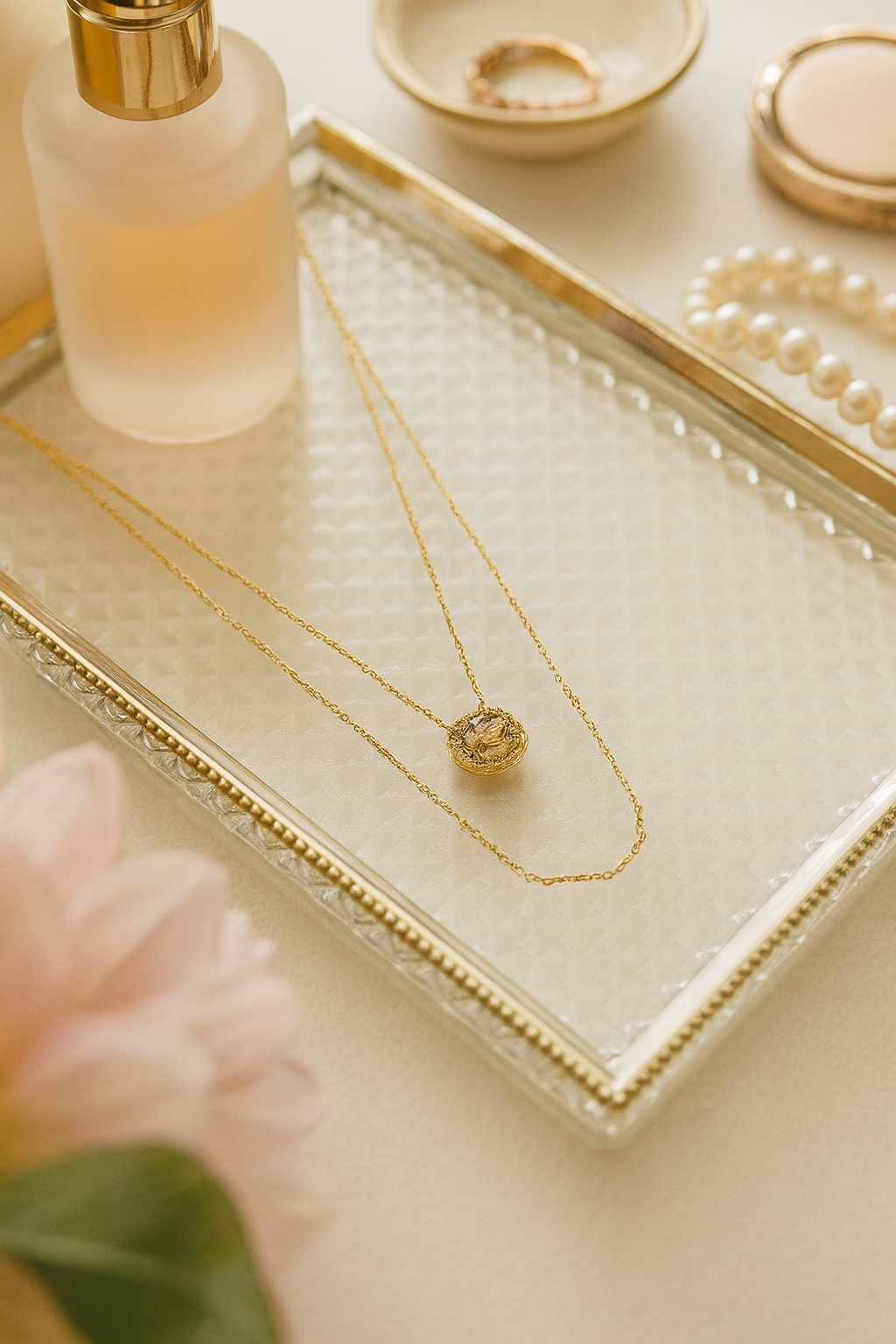 An Evening At The Gala Fashion Gold Layered Necklace