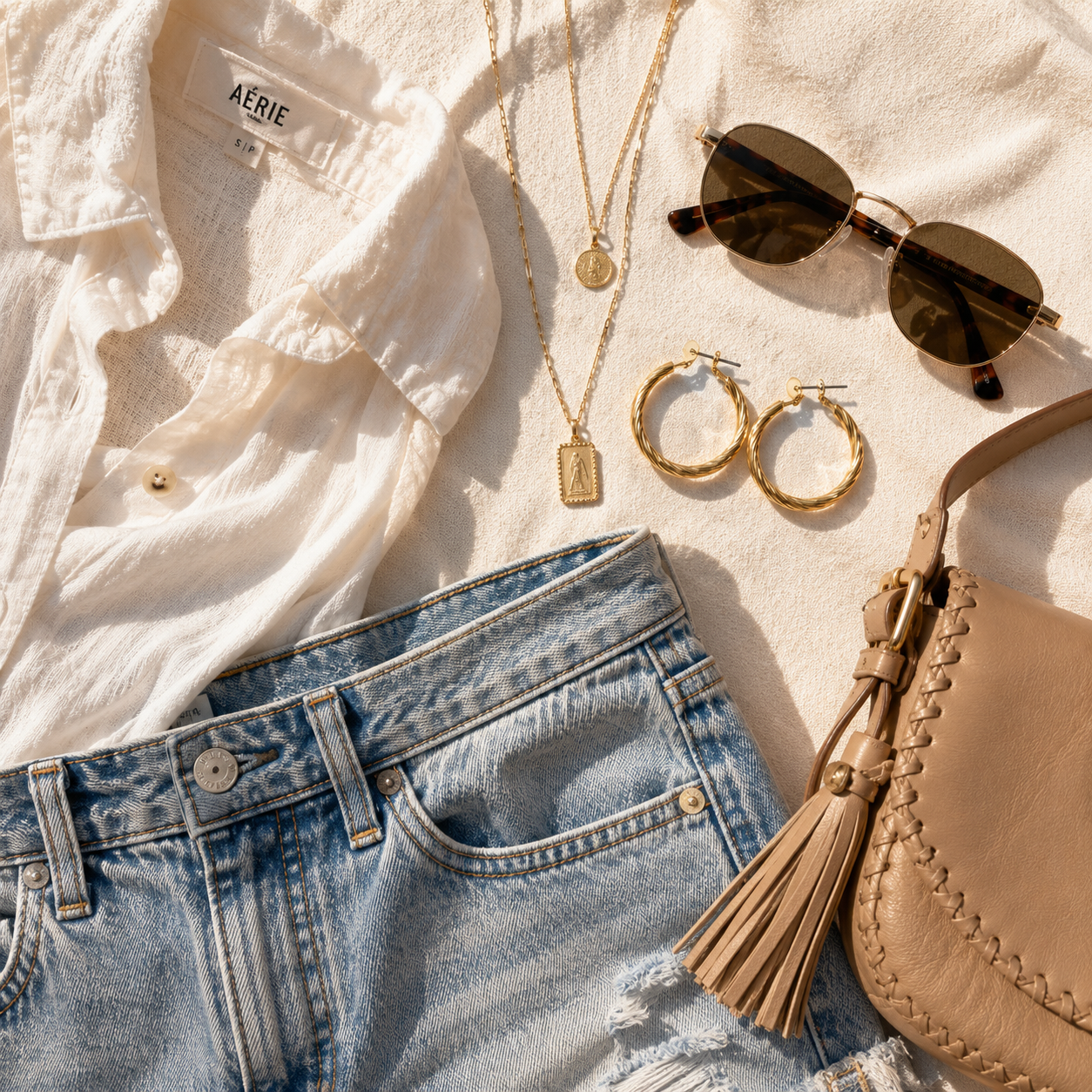 Twist and Shine Hoop Earrings