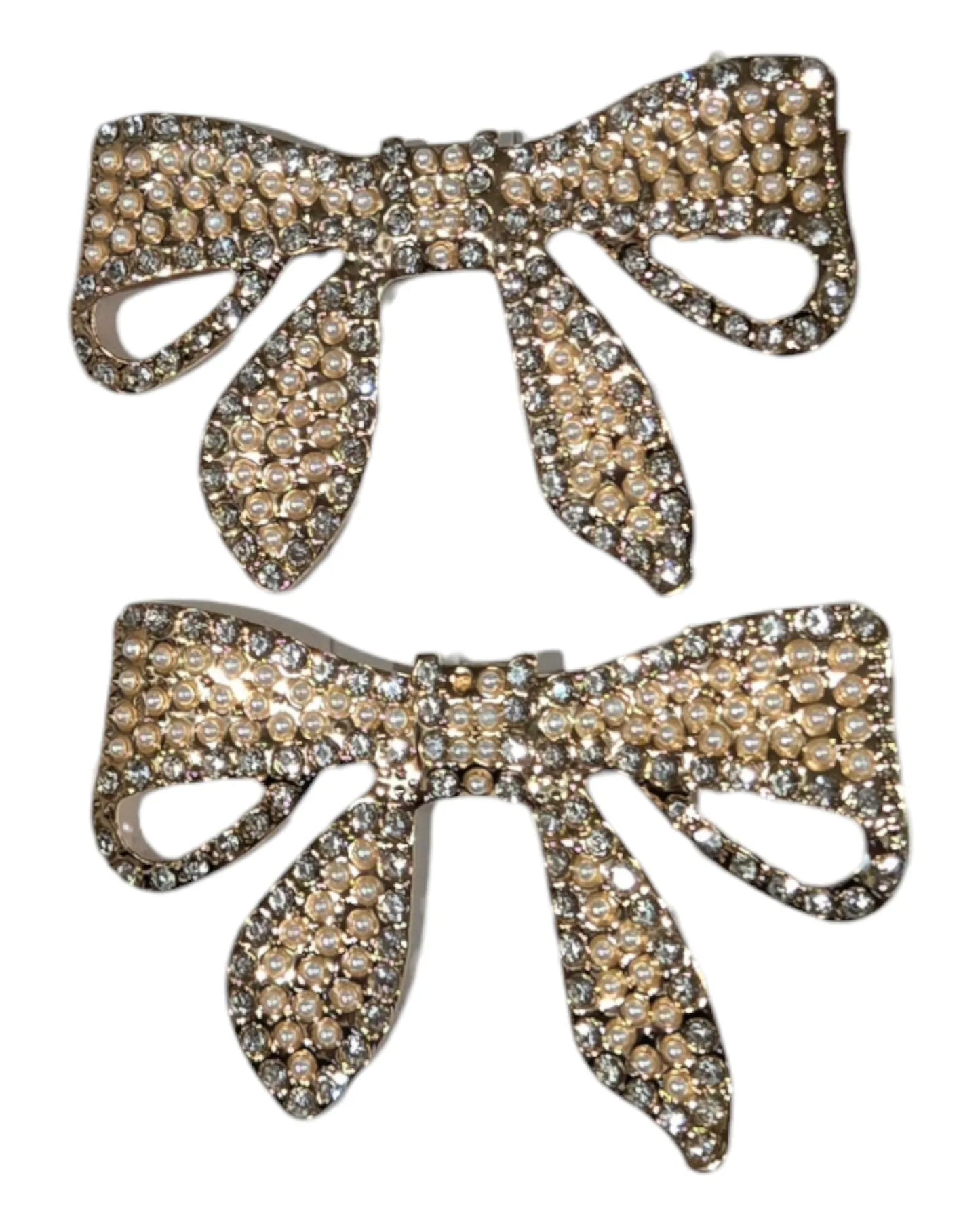 Wrapped Up in Rhinestones and Pearls 2 Piece Hair Pin Set