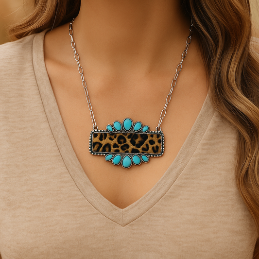 Sunset Standoff Necklace — Bold Coastal Cowgirl Statement