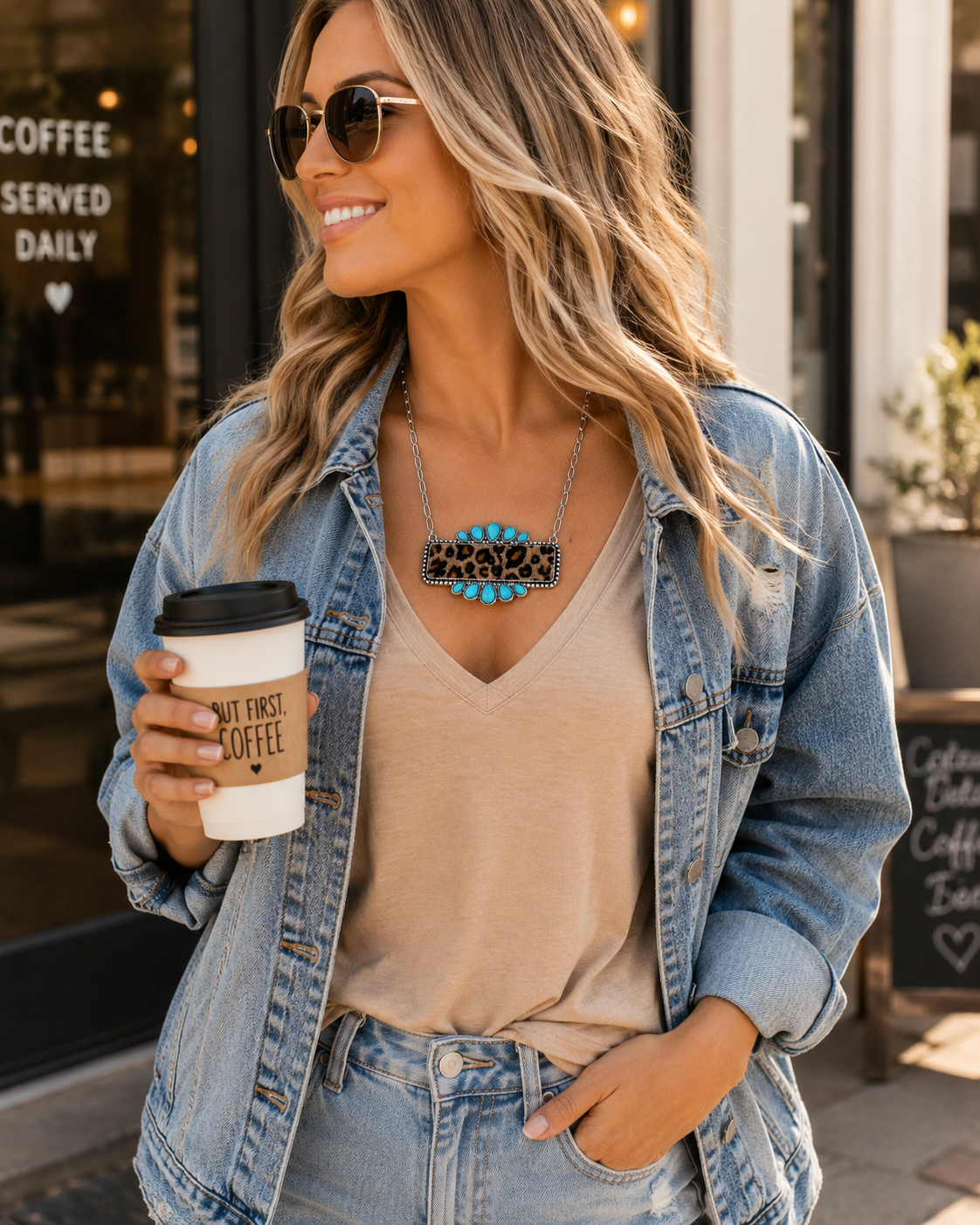 Sunset Standoff Necklace — Bold Coastal Cowgirl Statement
