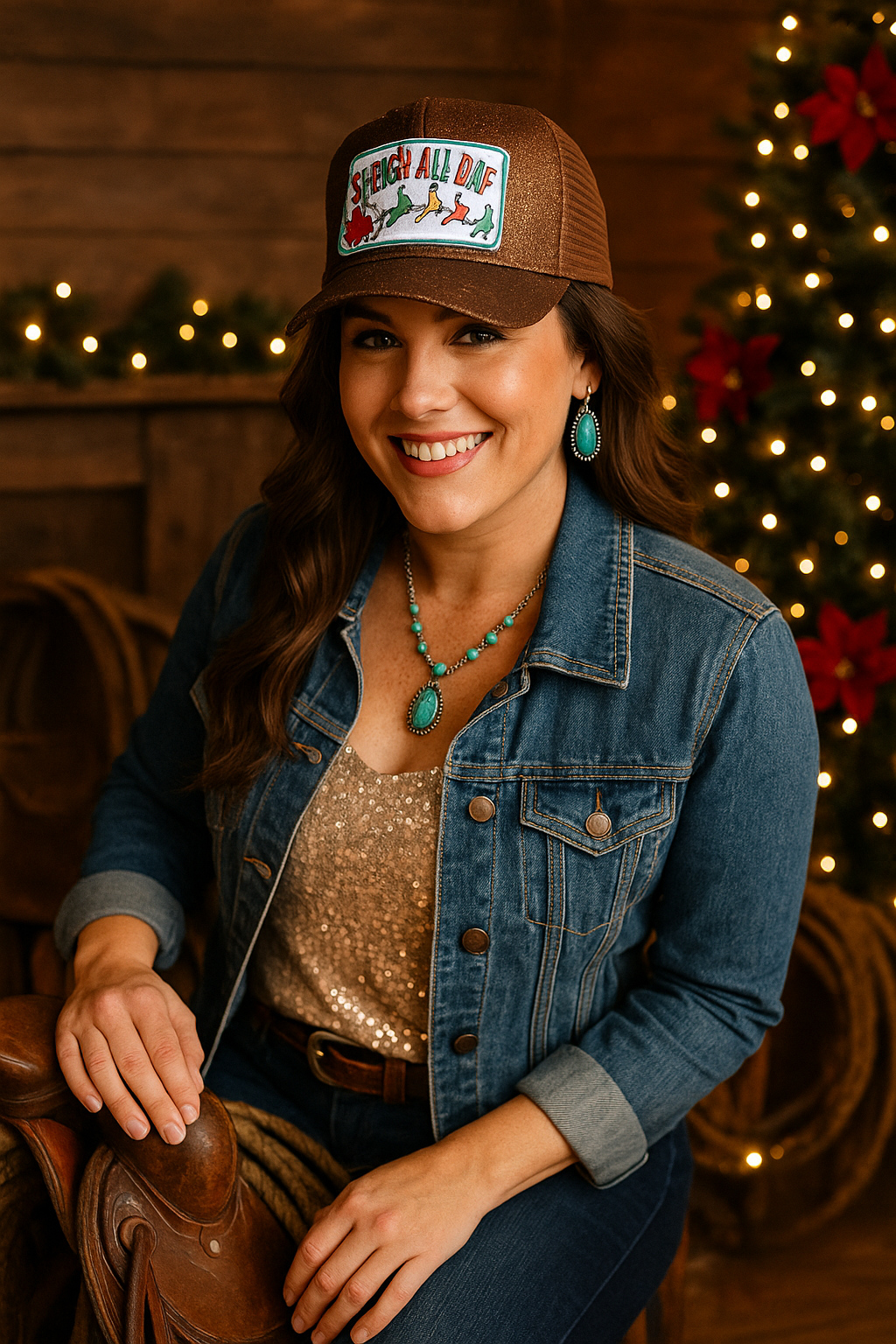 Sleigh Girl Sleigh Holiday Hat Collection