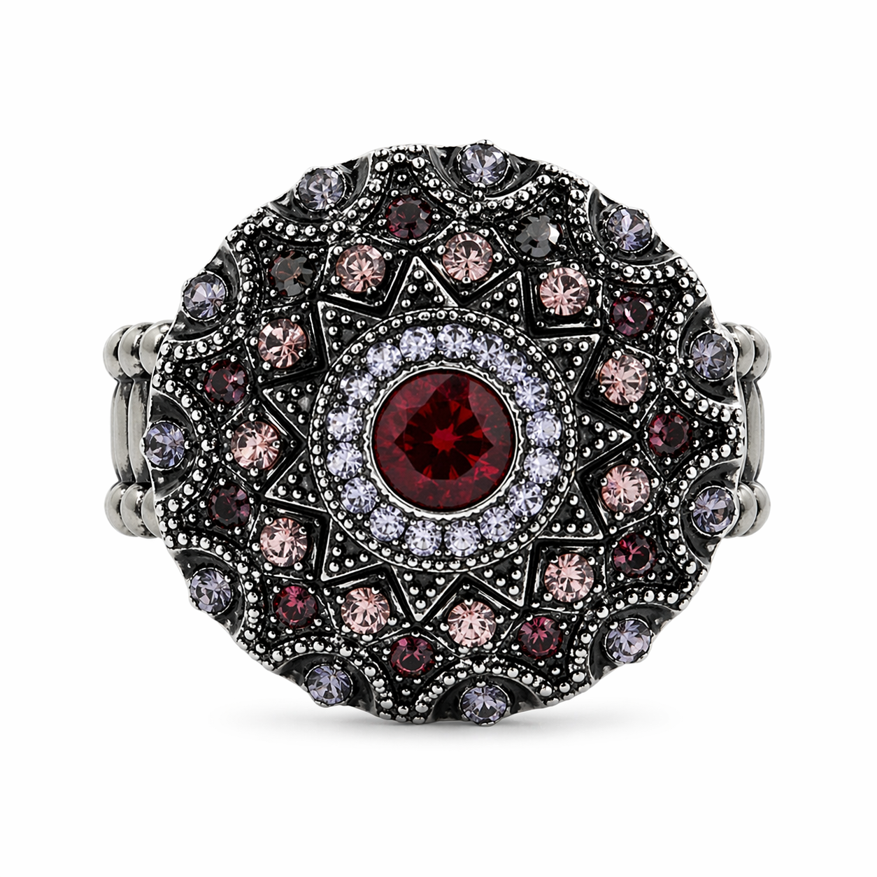 Midnight Rodeo Halo Statement Ring