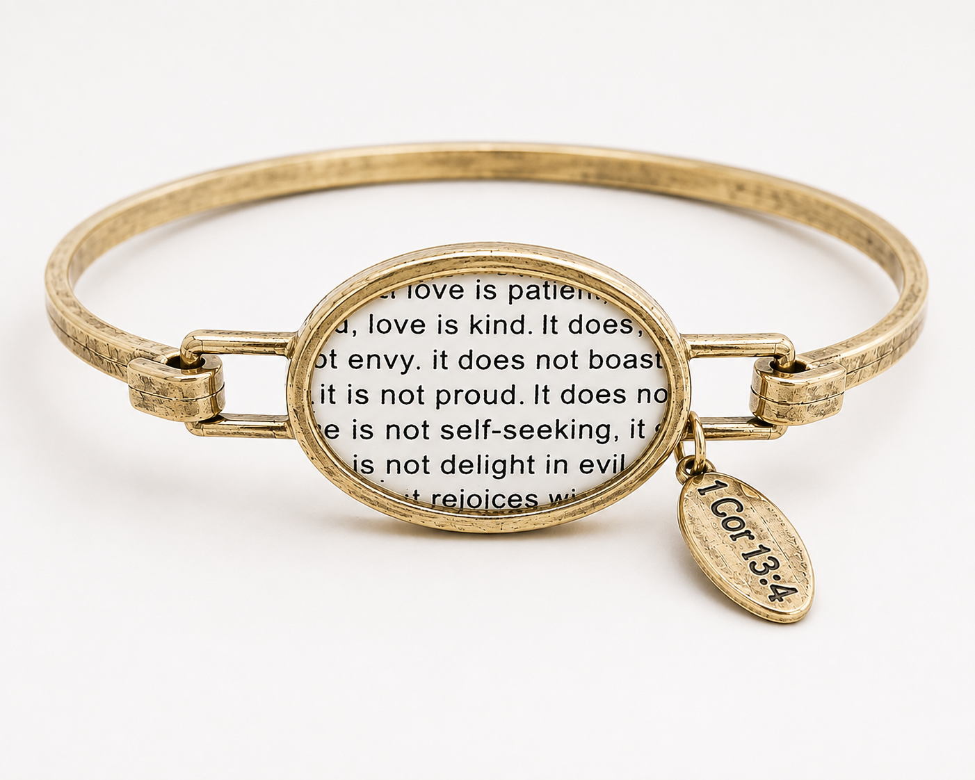 Love Never Fails Cuff Bracelet