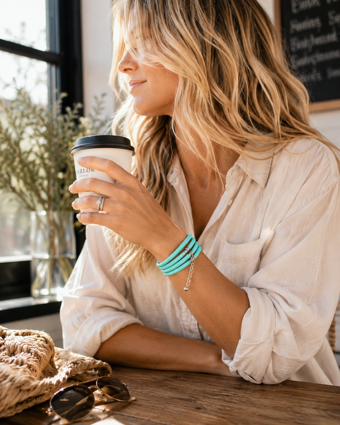 Coastal Breeze Layered Wrap Bracelet