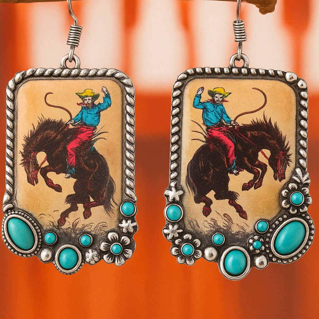 Wild Rider Turquoise Drops