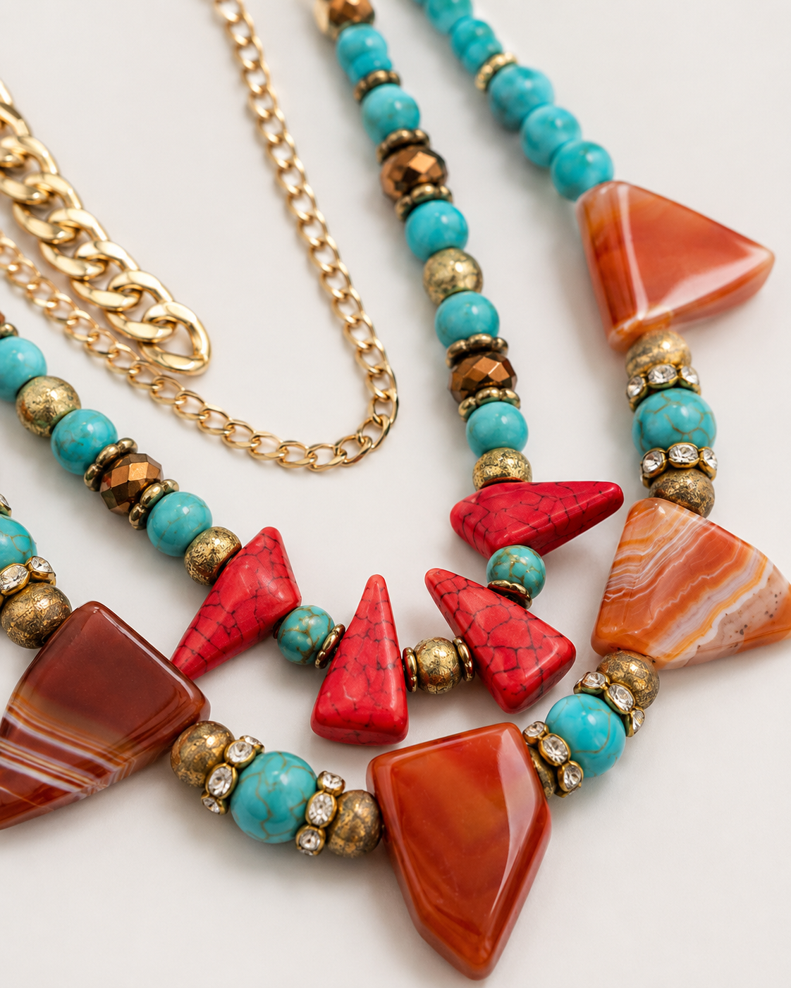 Canyon Sunset Statement Necklace