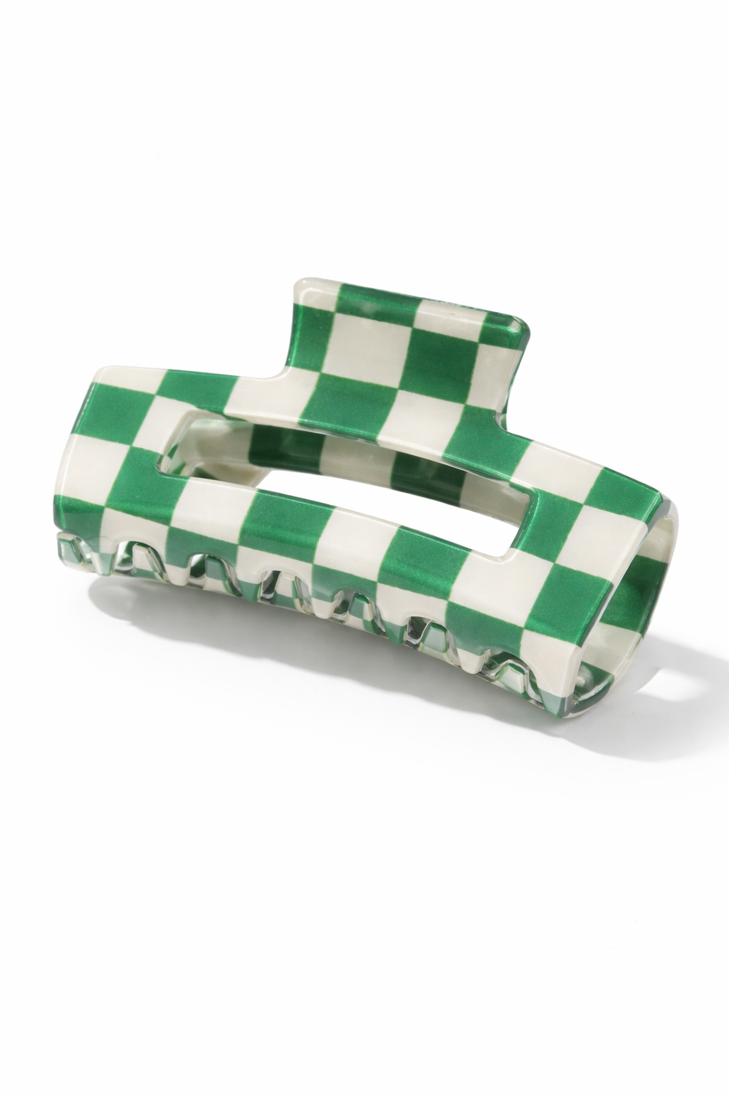 City Chic Checker Claw Clip