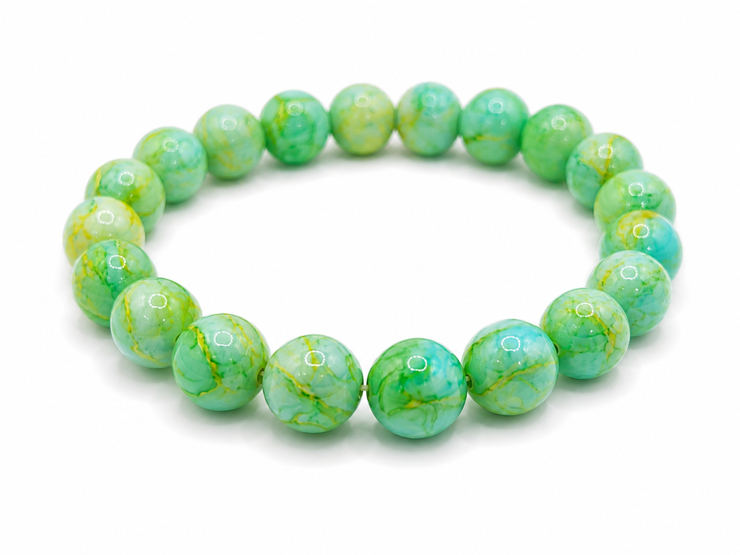 Tidewave Stackable Bracelet – Stretch Bead Bracelet in Multiple Colors