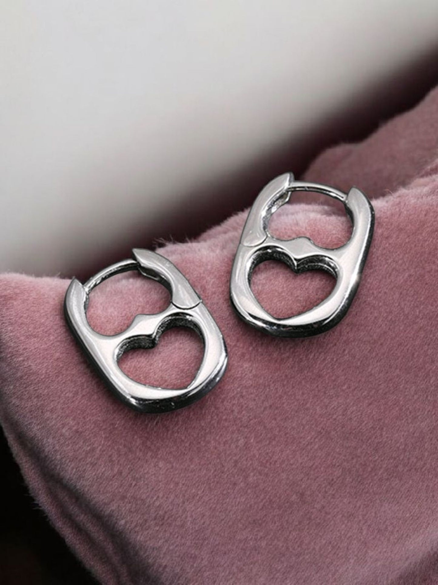 Pop Off In Style Pull Tab Fashion Trend Earrings