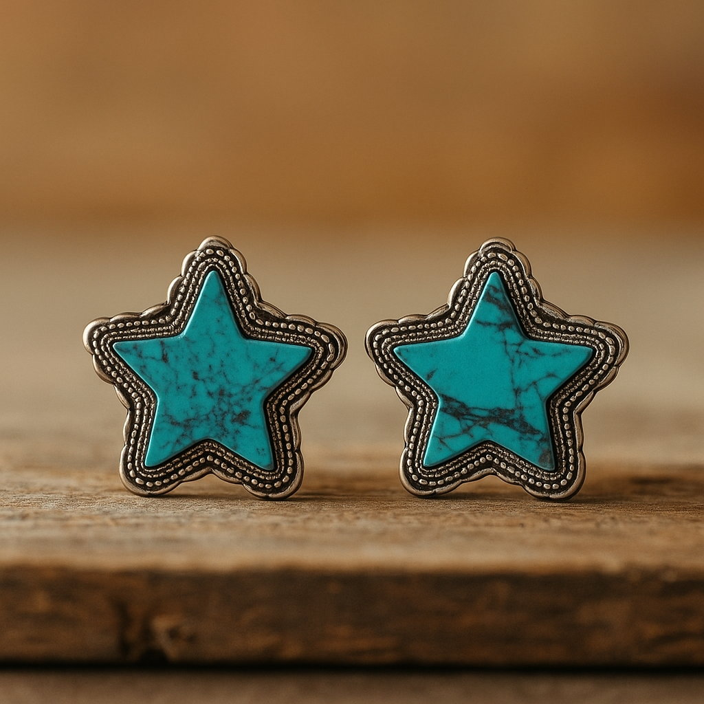 Star Of The Show Oversized Star Post Earrings