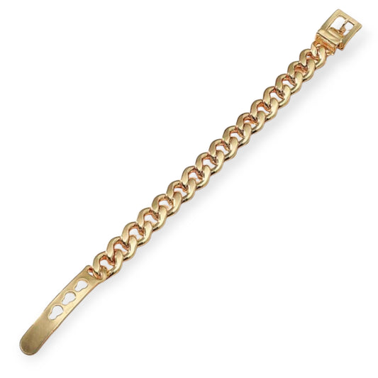 Chain Link Cuban Fashion Buckle Bracelet