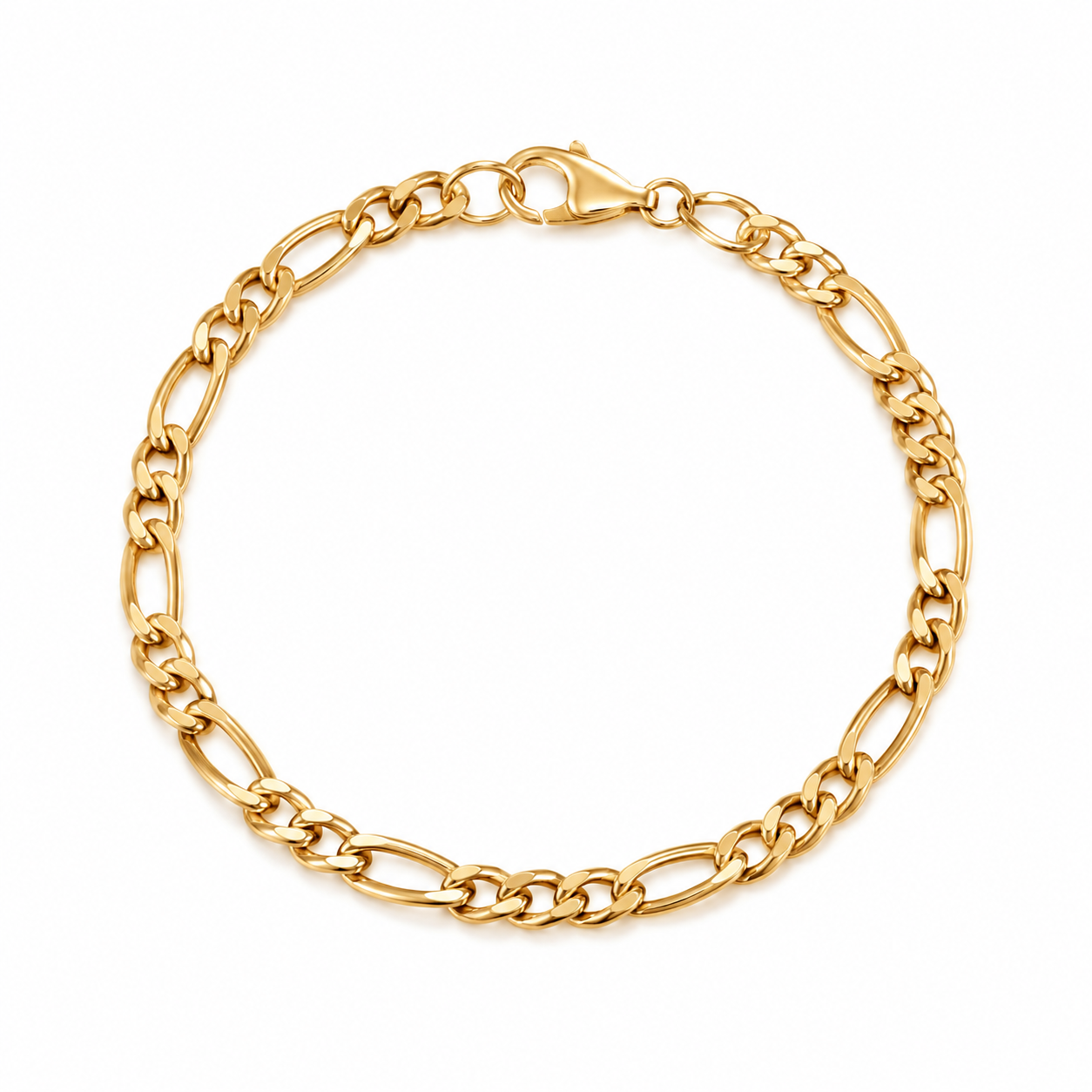 Everyday Figaro Chain Bracelet