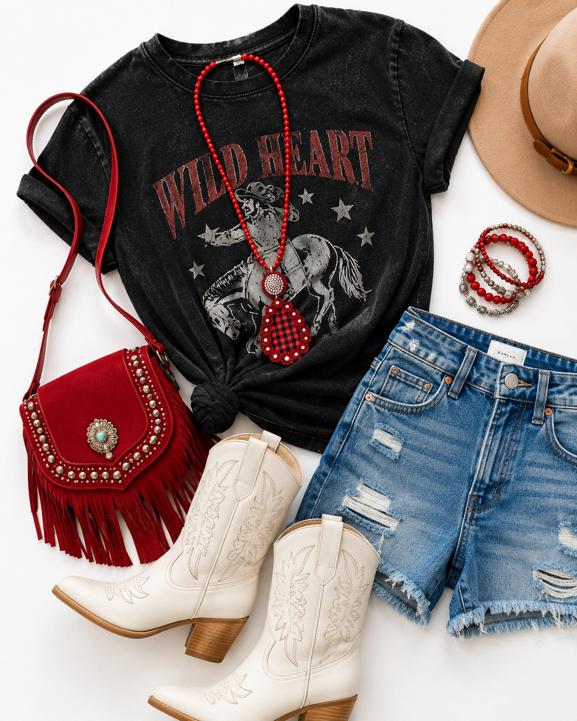 Red River Sparkle Pendant Necklace