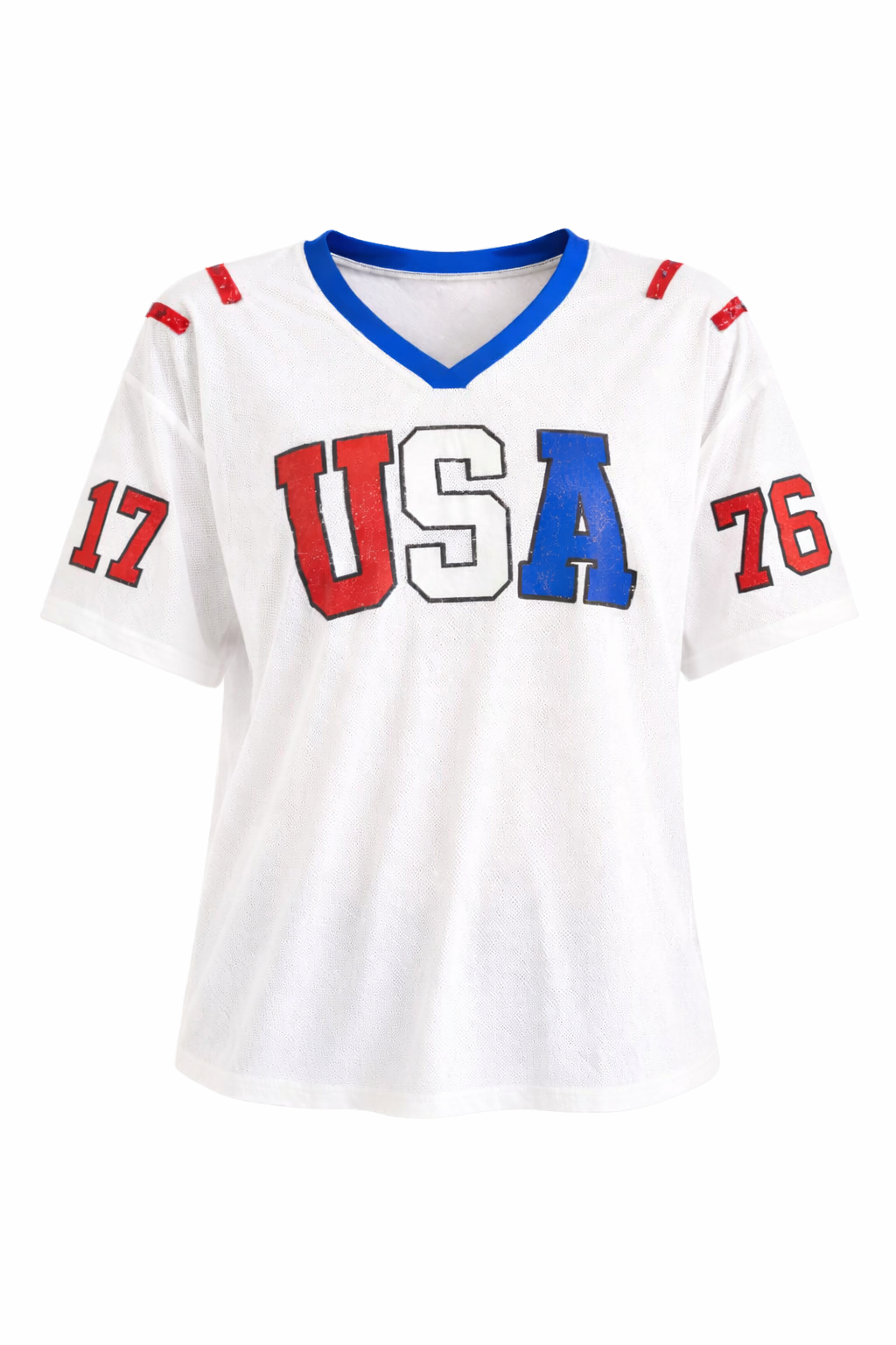 Stars & Stripes USA Vintage Crop Tee
