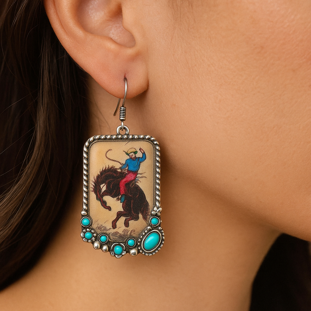 Wild Rider Turquoise Drops