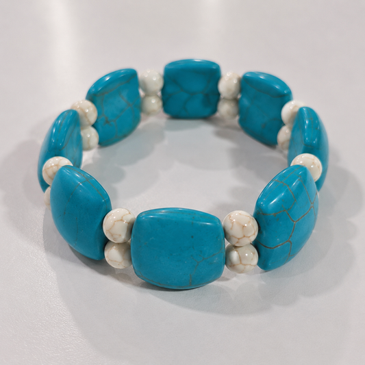 Turquoise Trails Stretch Bracelet