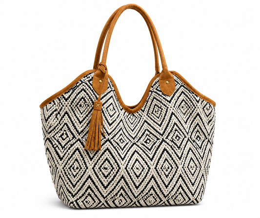 Salt & Saddle Woven Bucket Tote