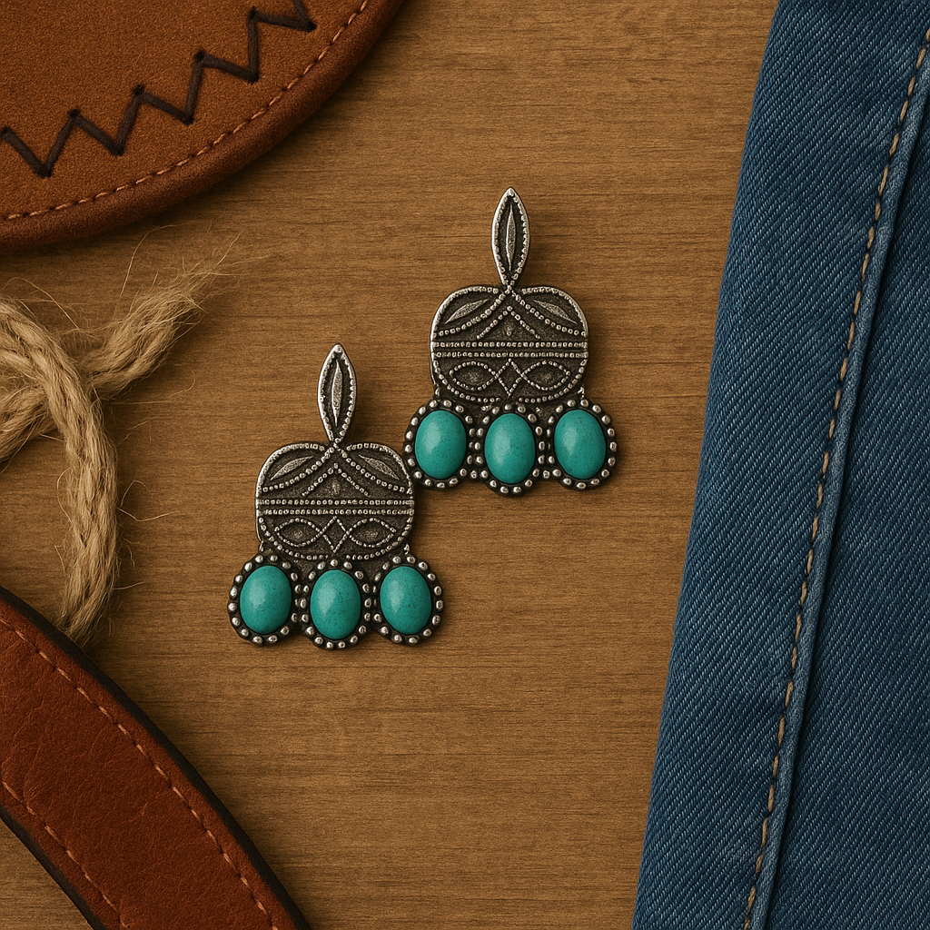 Stitched Up In Perfection Necklace and Earring Options