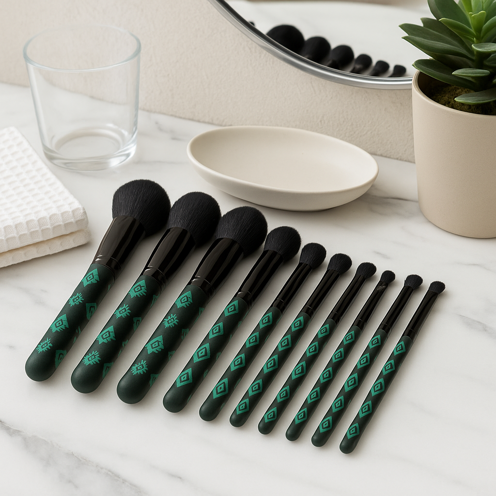 Western Glam 10-Piece Makeup Brush Collection