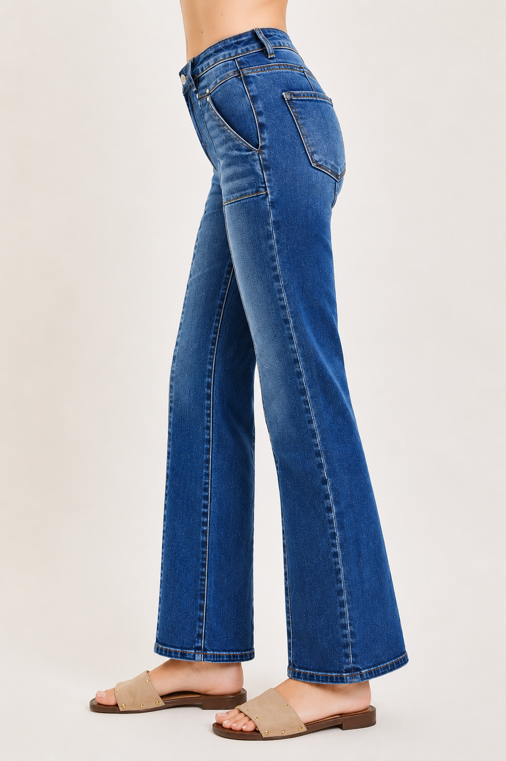 Bayside Seam Straight Jeans