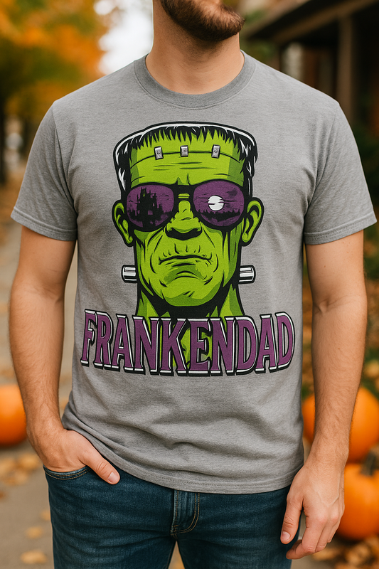 Franken Dad Halloween Graphic Tee
