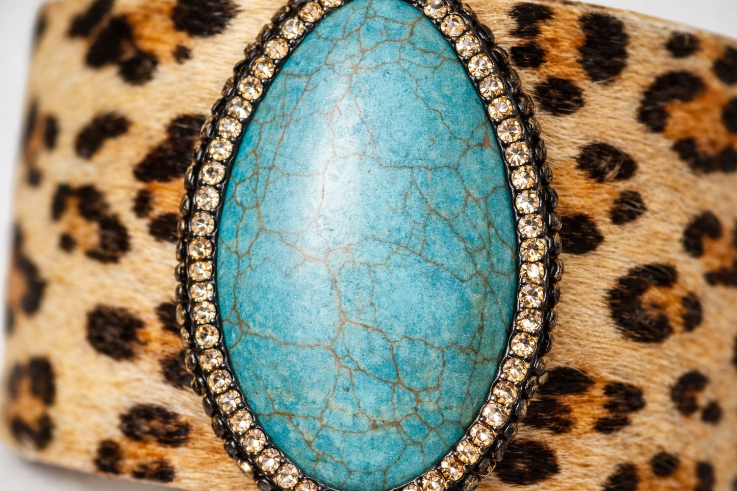Wild at Heart Turquoise Cuff Bracelet