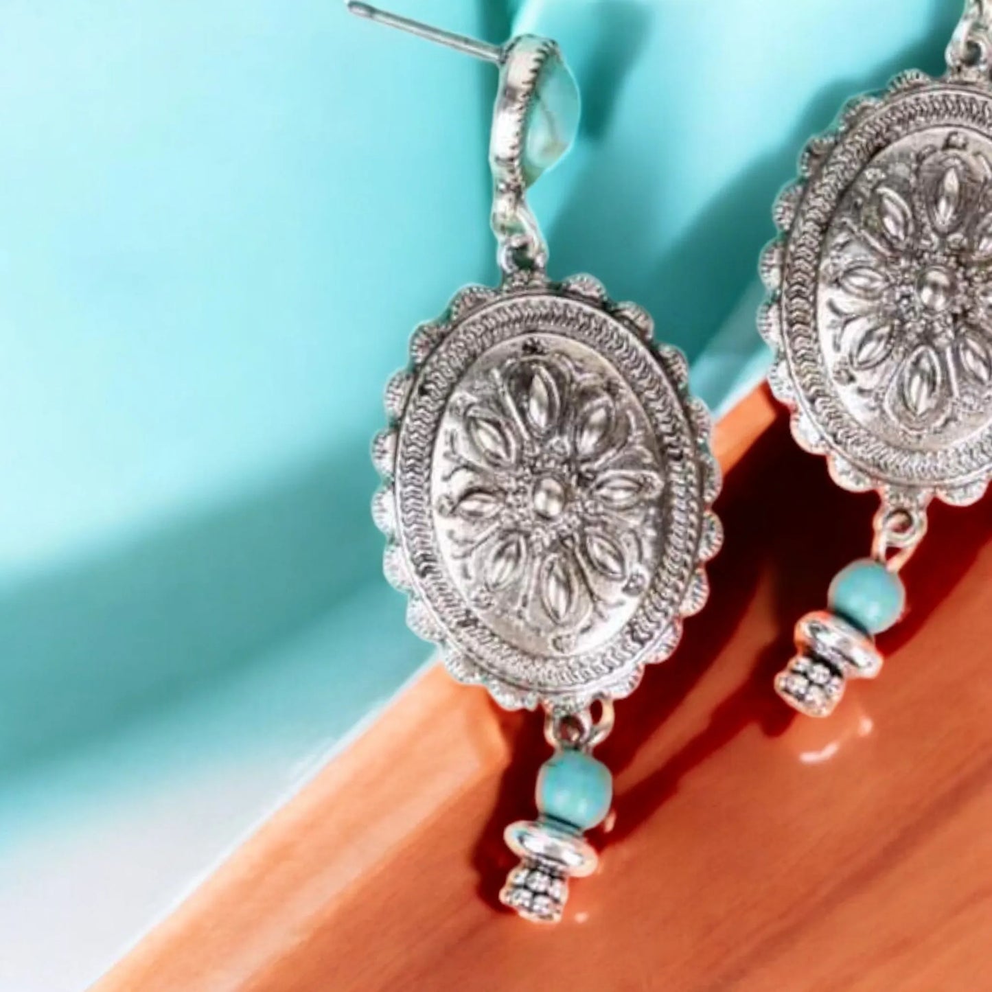 Vintage Inspired Western Drop Earrings