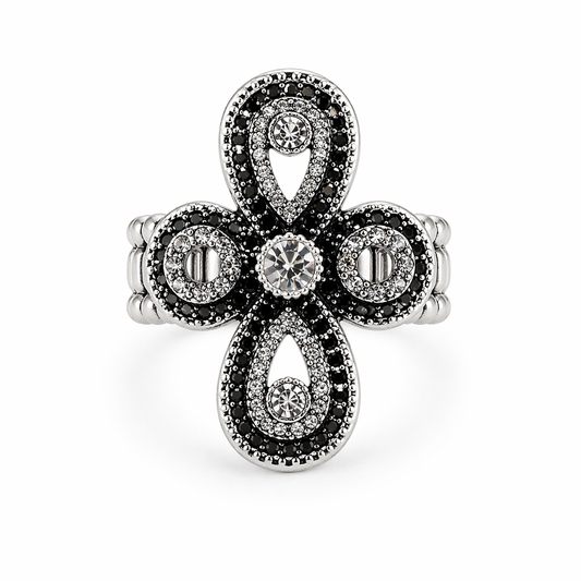 Midnight Cross Luxe Stretch Ring