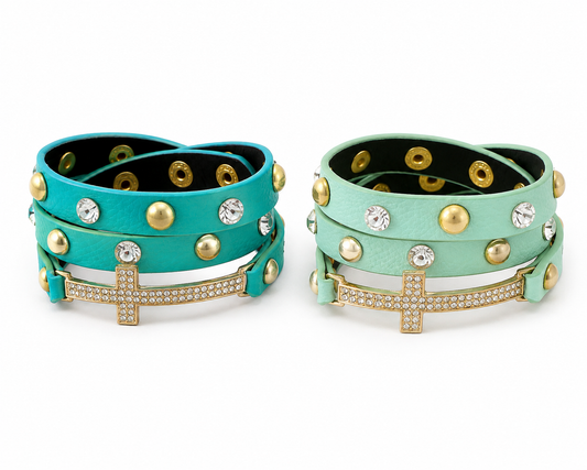 Faith Over Fear Wrap Bracelet