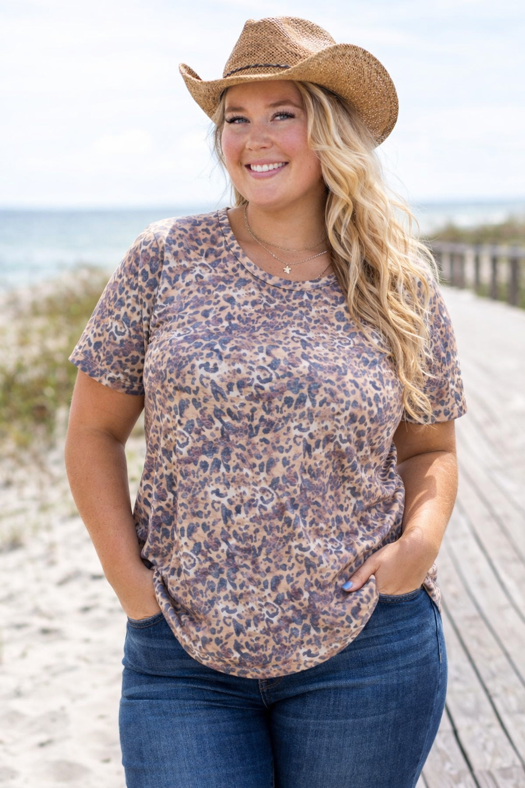 Desert Drift Leopard Tee